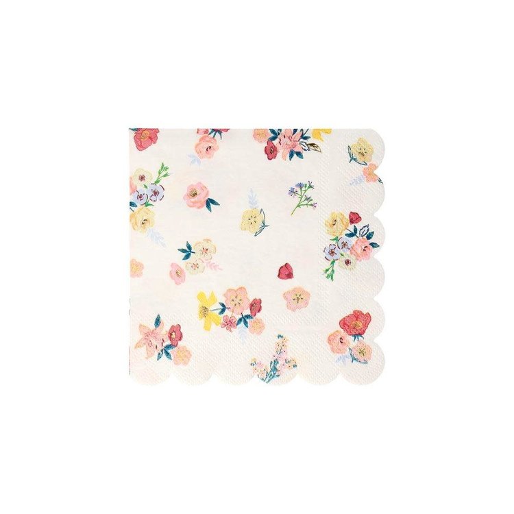 English Garden Paper Cocktail Napkins, set of 16