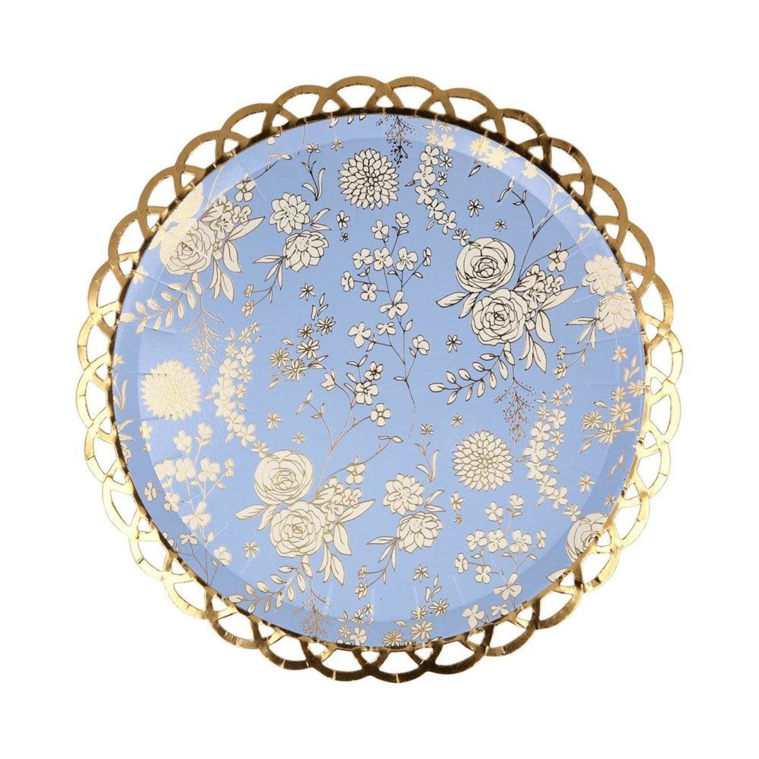 Lace paper plates top