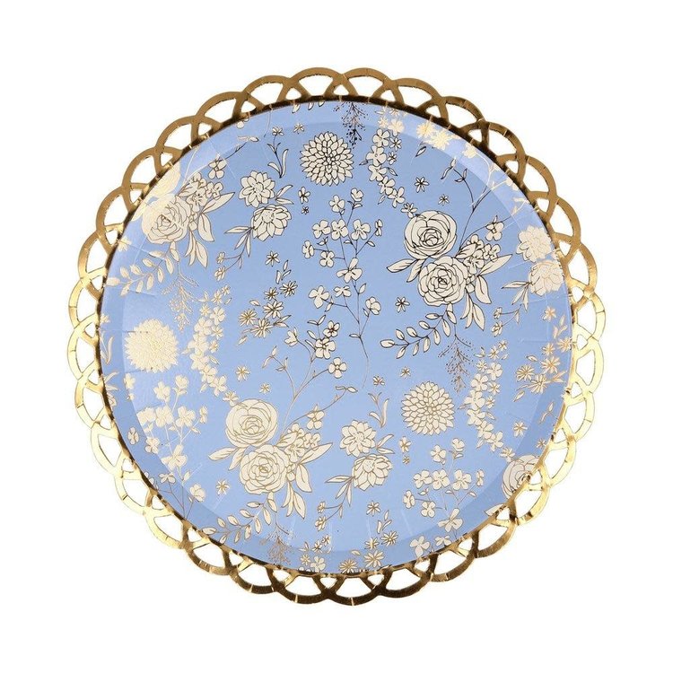 English Lace Paper Dessert Plates, set of 8