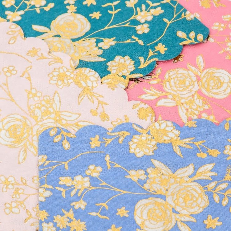 English Lace Paper Cocktail Napkins, set of 16