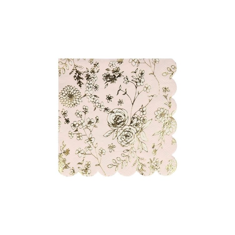 English Lace Paper Cocktail Napkins, set of 16