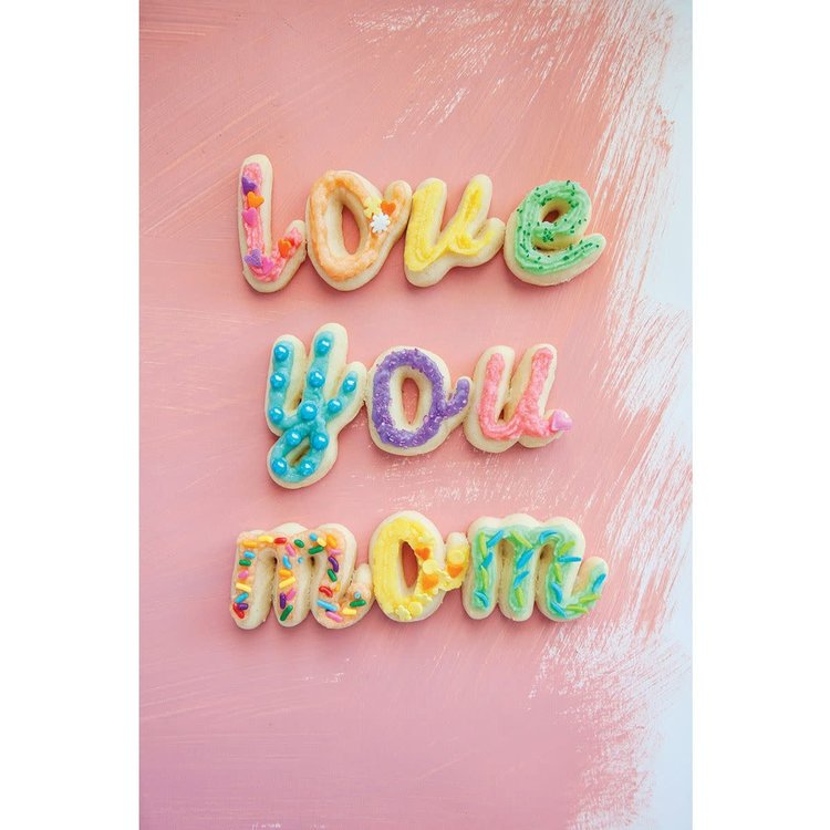 Script Cookie Cutters, set of 26