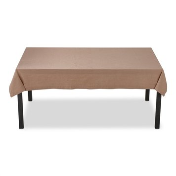 84x60" Blush Slub Tablecloth