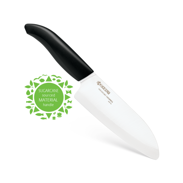 Kyocera Kyocera Black Ceramic Santoku Knife