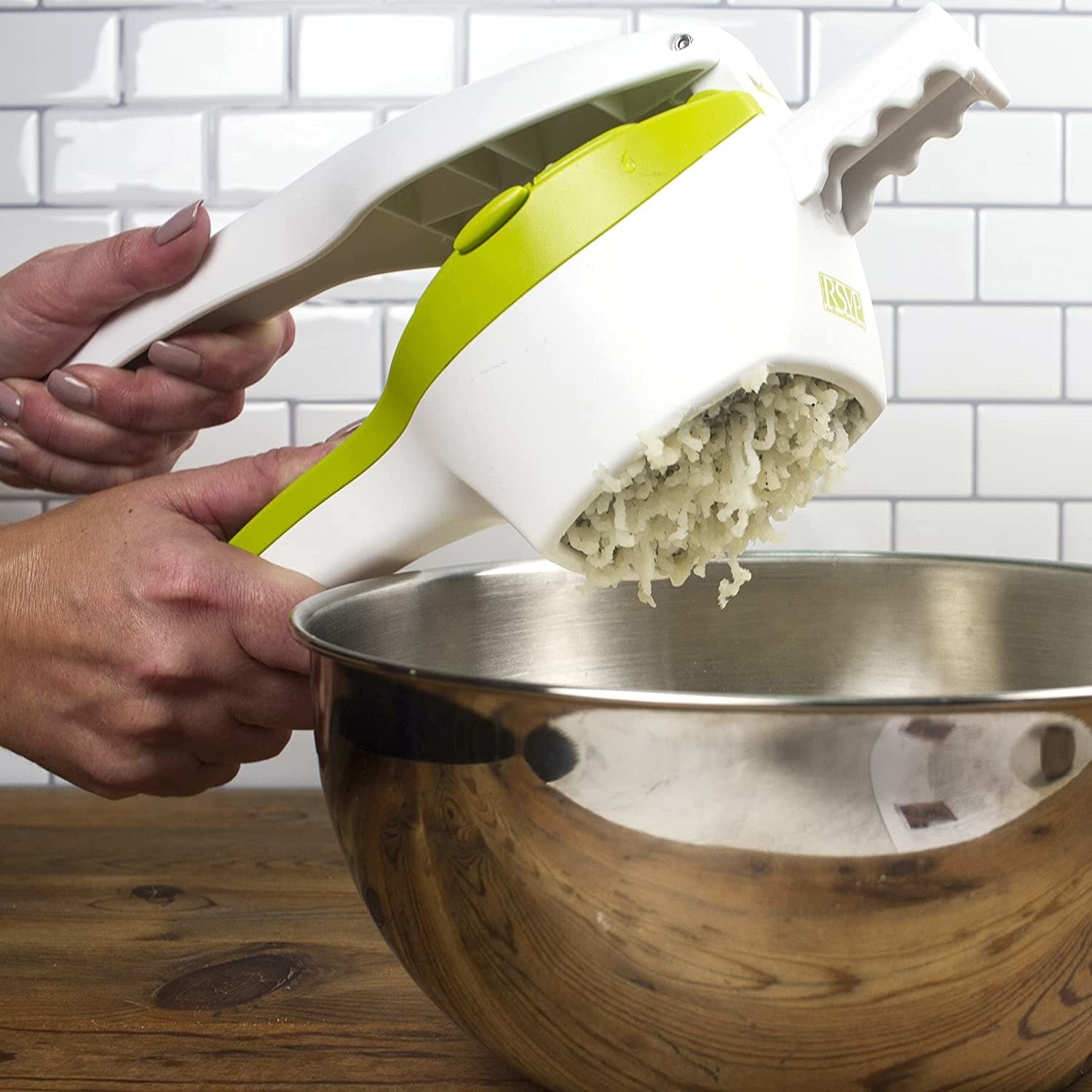 OXO Good Grips 3 in 1 Adjustable Manual Potato Ricer Masher Kitchen Gadget