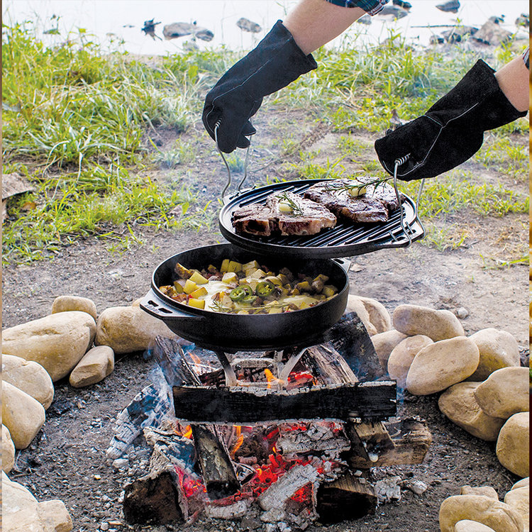 Lodge Lodge Leather Glove Oven Mitts, set of 2