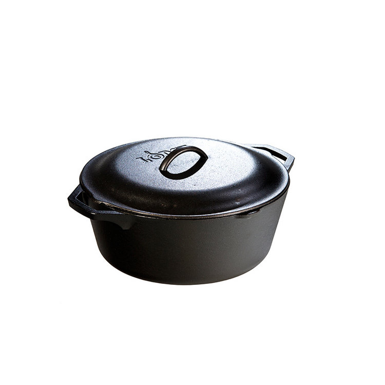 Lodge Lodge 7 quart Round Pre-Seasoned Cast Iron Dutch Oven