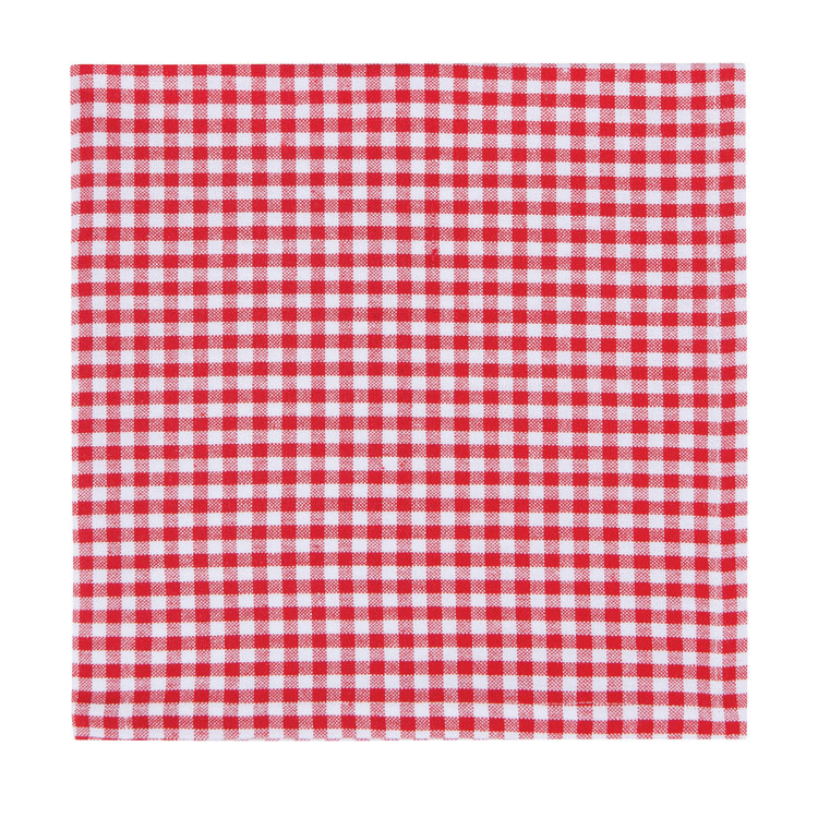 napkins s/4, red gingham - Whisk