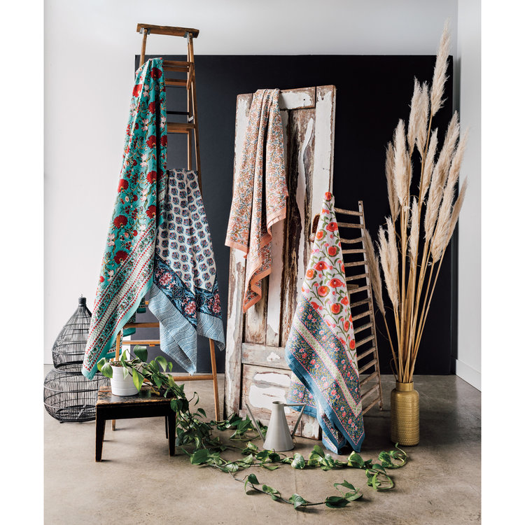 60x90” Poppy Tablecloth