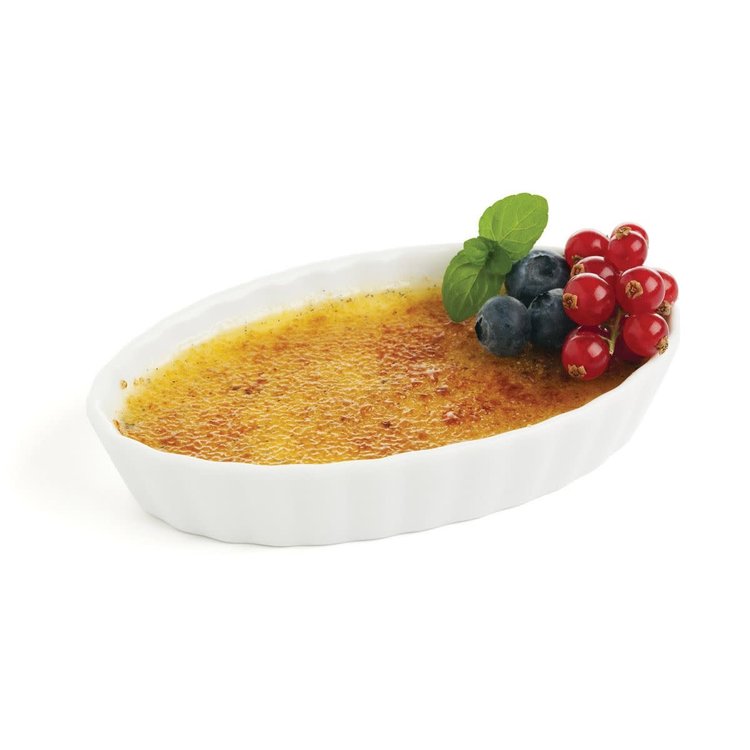 5" Oval Creme Brulee