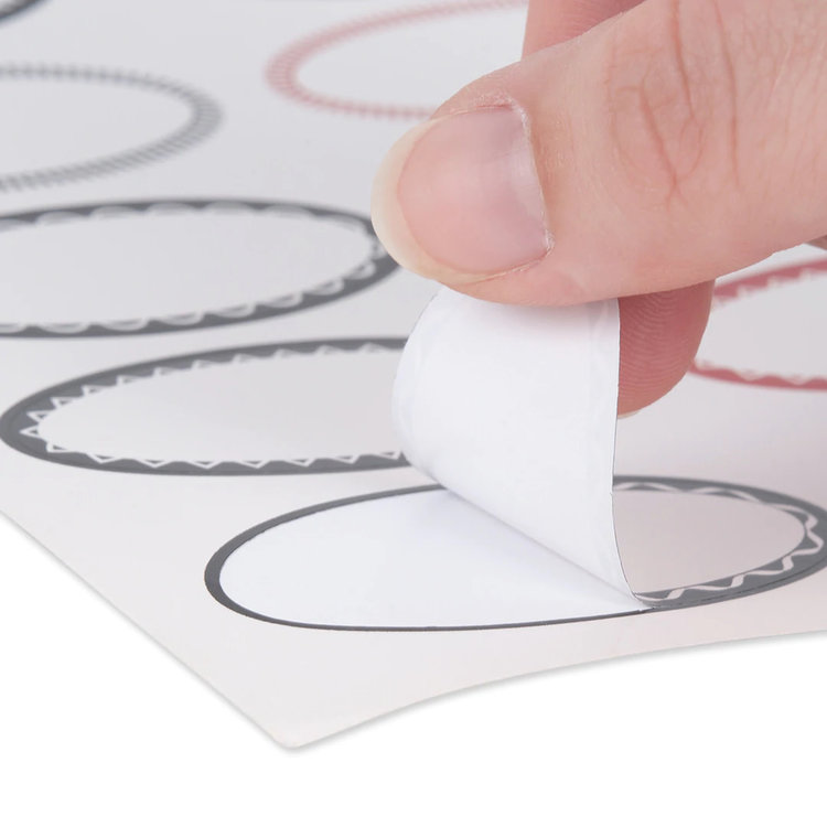 RSVP Small Oval Canning & Jelly Jar Labels