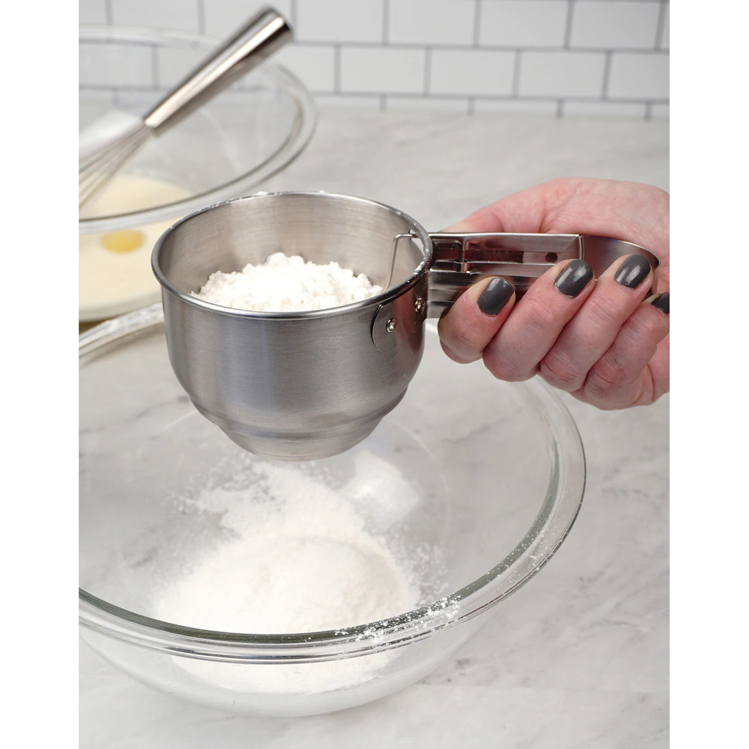 Rsvp Endurance 3-Cup Crank Style Flour Sifter