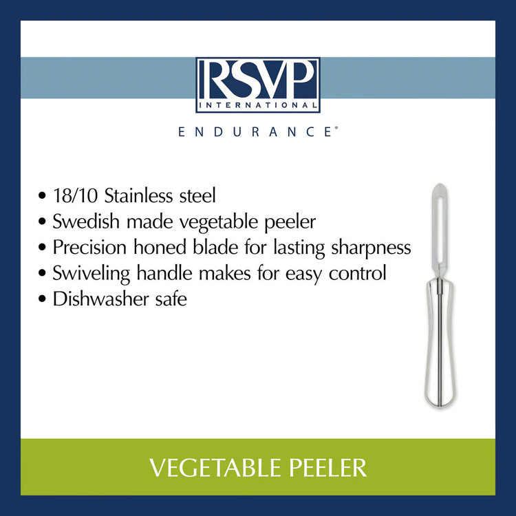 All Stainless Steel Swivel Peeler