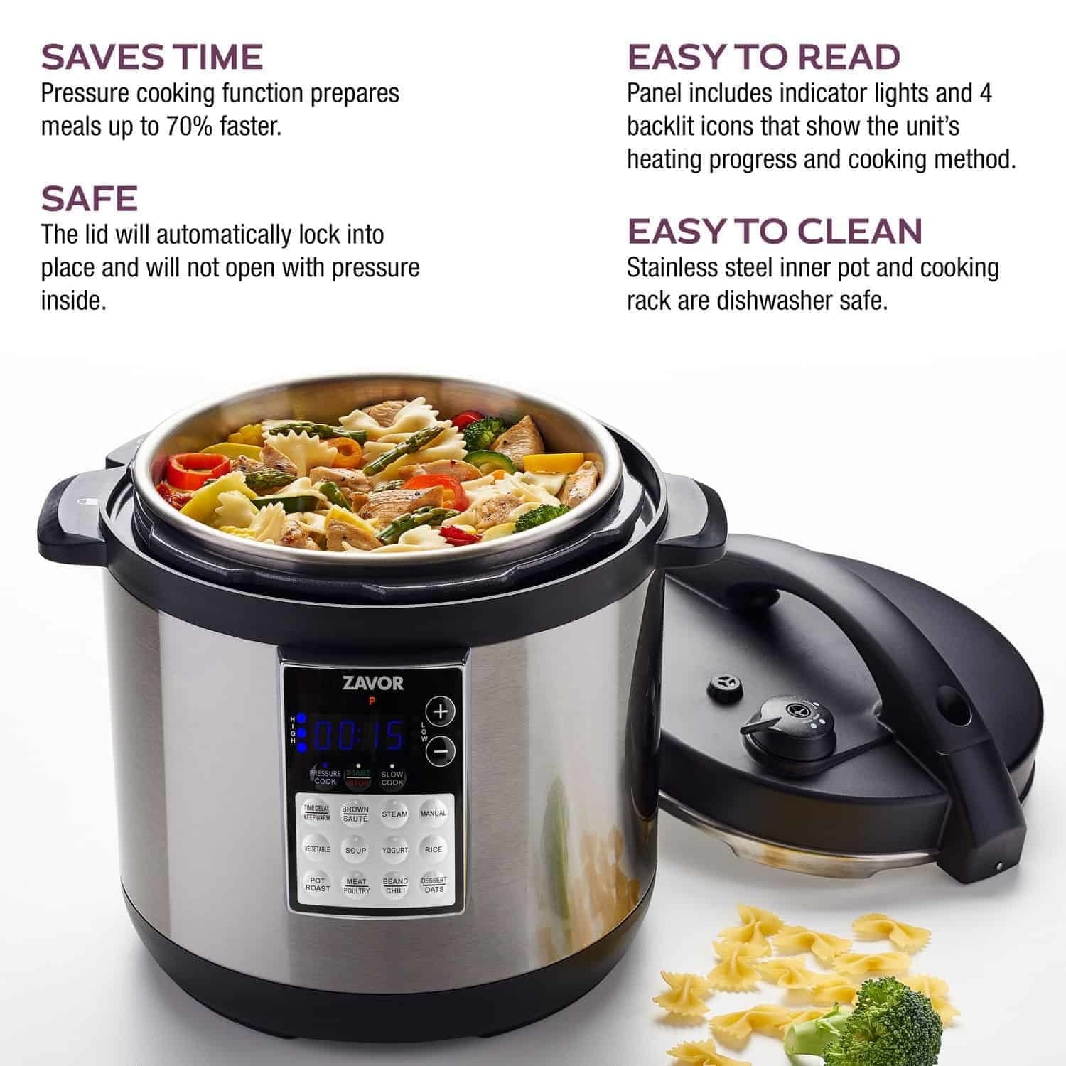 Instant Pot Stainless Steel Inner Cooking Pot - 6 Quart Pressure