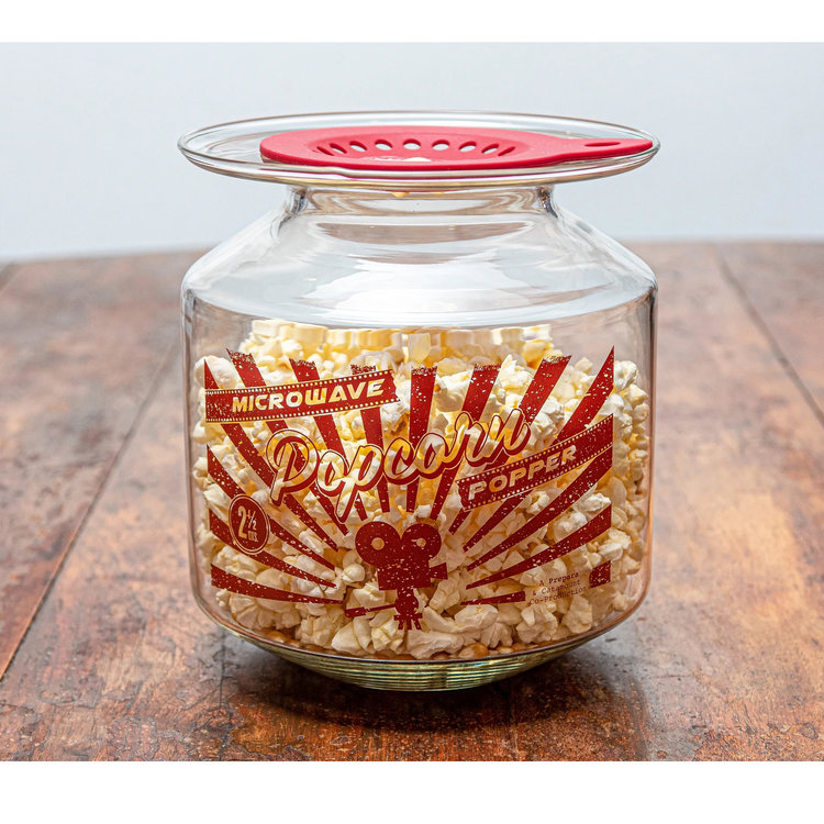 Glass Popcorn Popper
