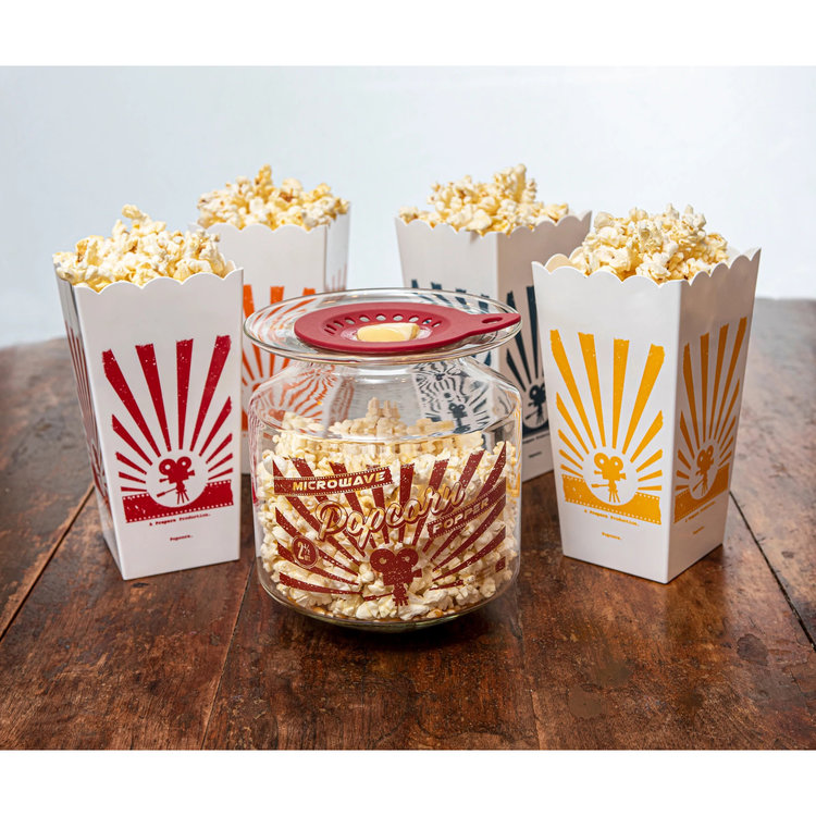 Glass Popcorn Popper