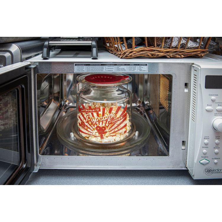 Glass Popcorn Popper