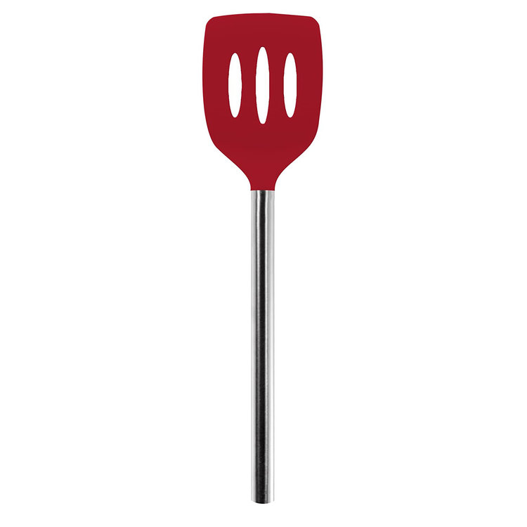 Tovolo Cayenne Red Slotted Turner Spatula