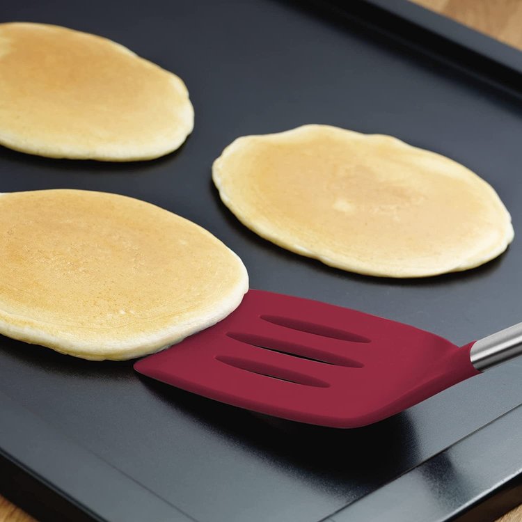 Tovolo Cayenne Red Slotted Turner Spatula