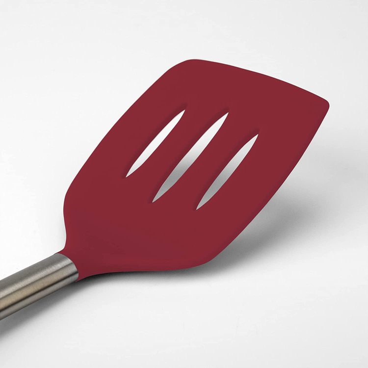 Tovolo Cayenne Red Slotted Turner Spatula