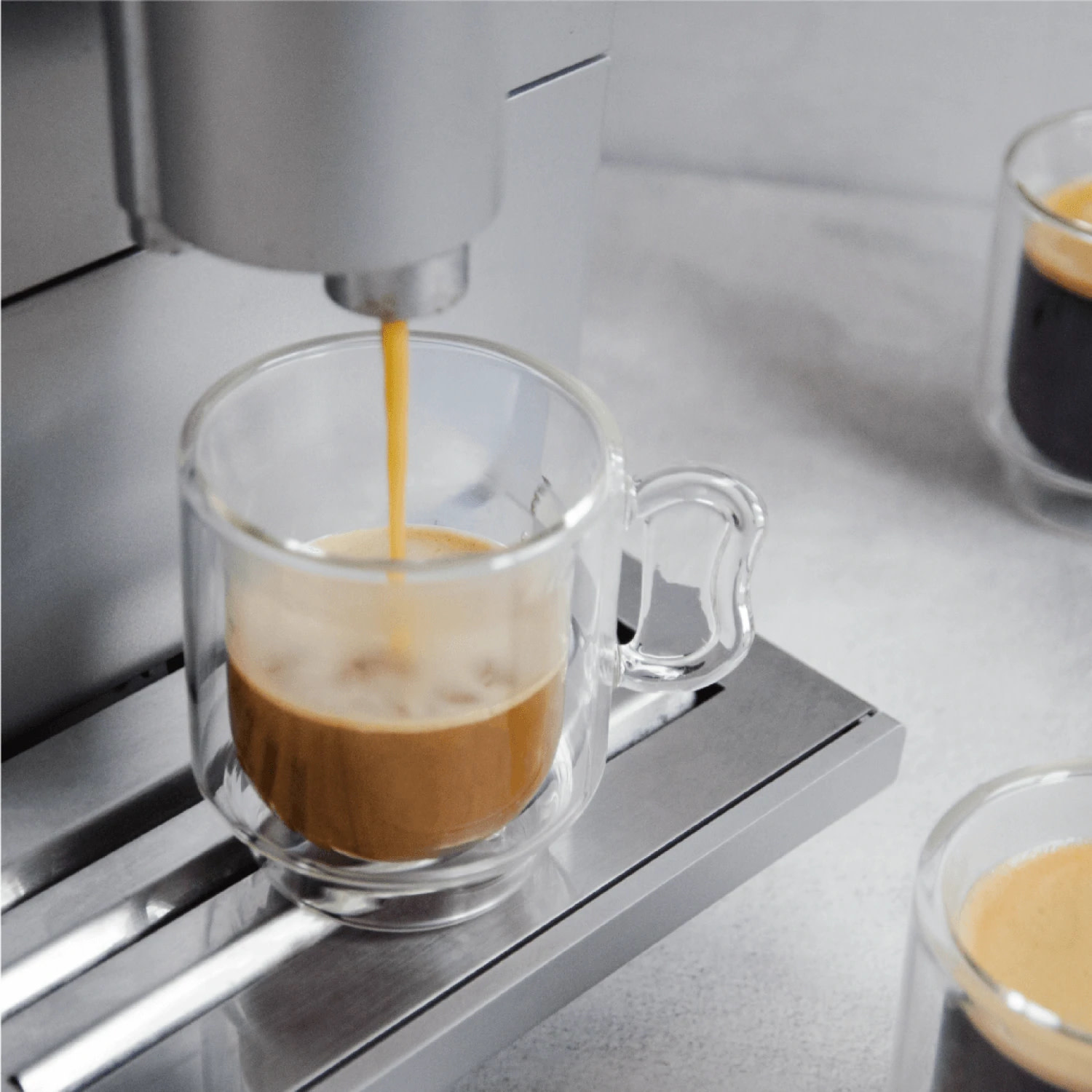 Thermic Glass Espresso Cups (set of 2) - Tasty Ribbon