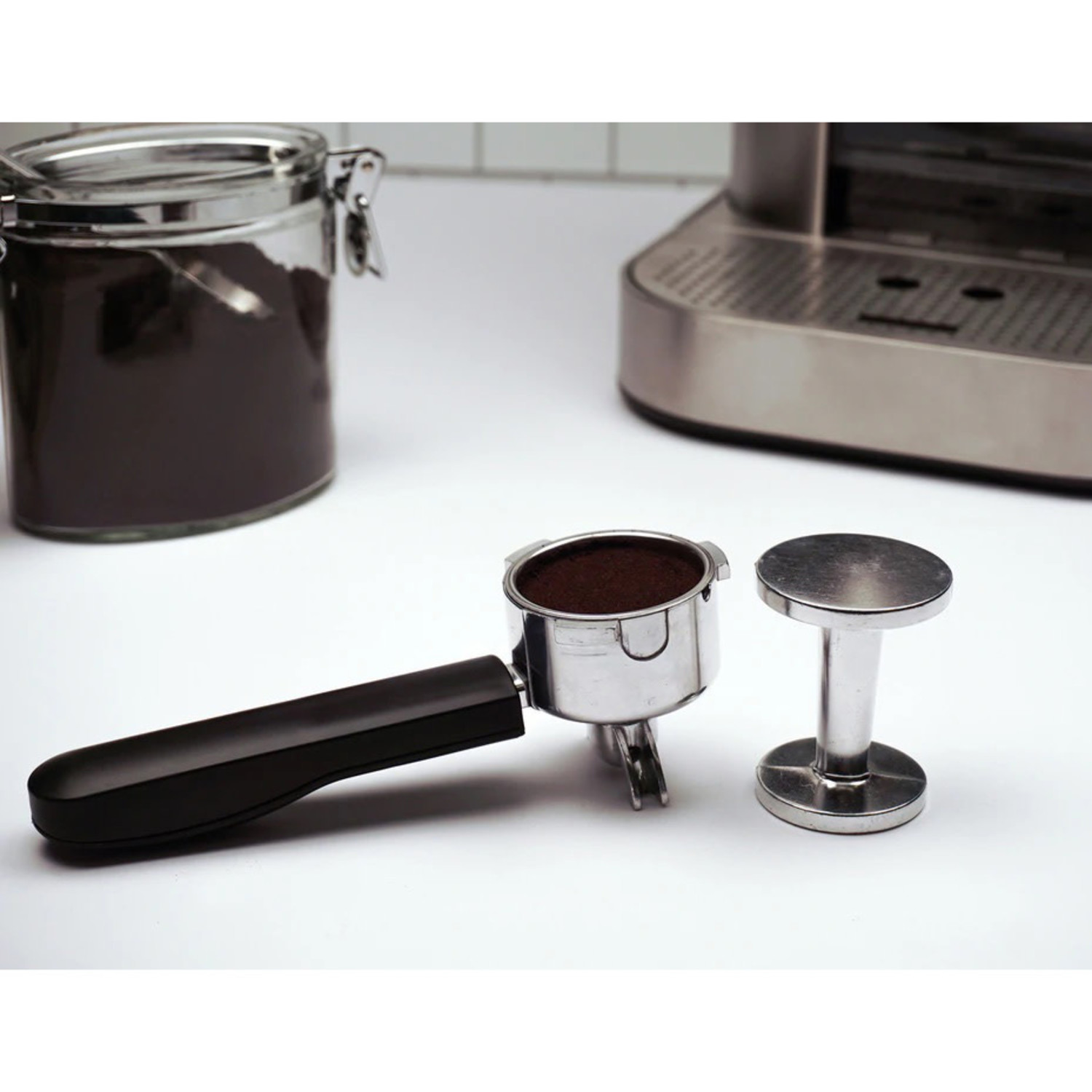 Espresso Tamper & Stirrer – Espresso Accessories – 2 Piece Espresso Tamper  Set – Includes 51mm Tamper & Espresso Stirrer with Wooden Handles – Perfect