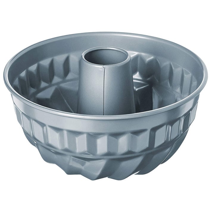 Fox Run 8 1/2 x 3 1/2 Non-Stick Carbon Steel Fluted Bundt Cake Pan - 72  oz. Capacity