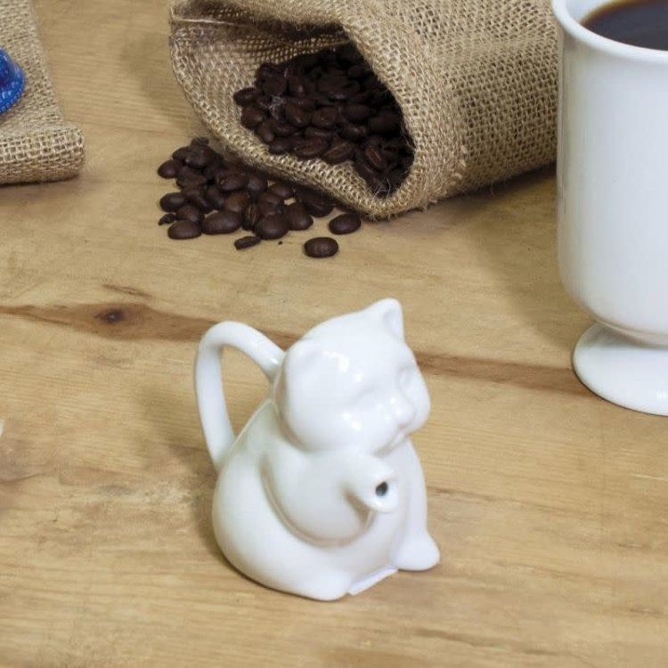 Mini Ceramic Cat Creamer