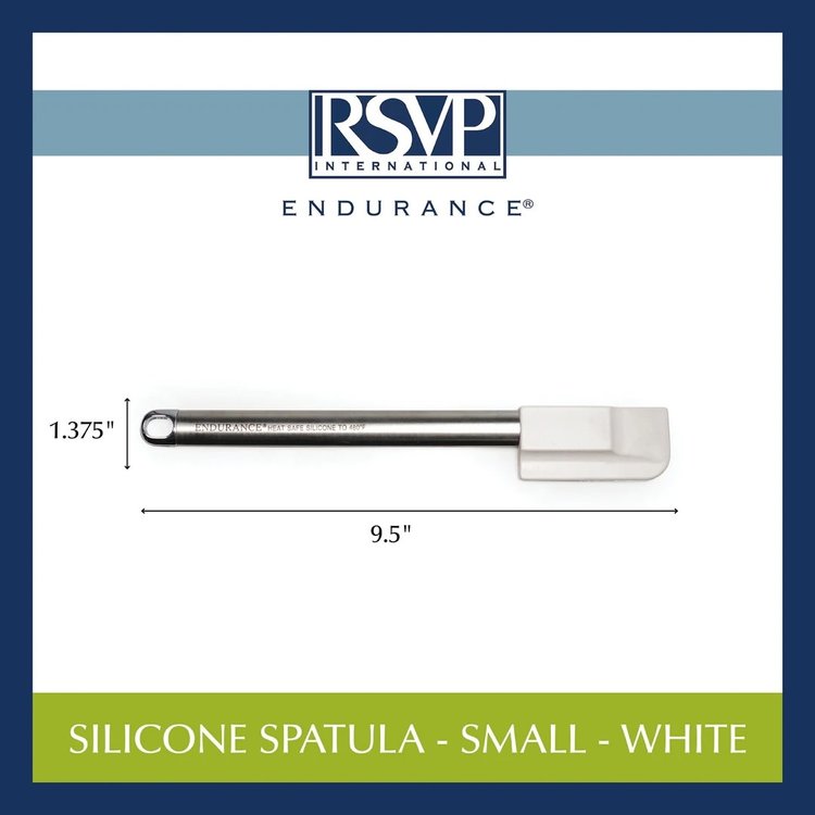 Small White Silicone Spatula