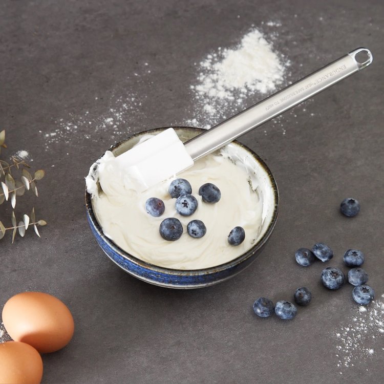 Small White Silicone Spatula