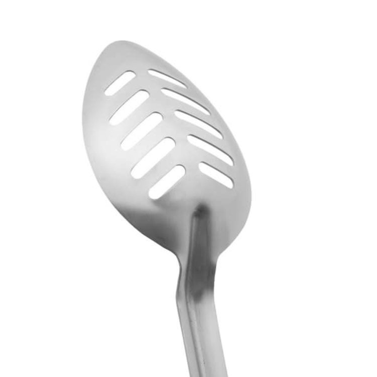 metal spoon, 13" slotted WAIT Whisk