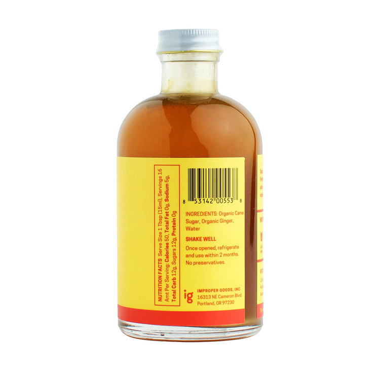 Raft Ginger Syrup, 250ml