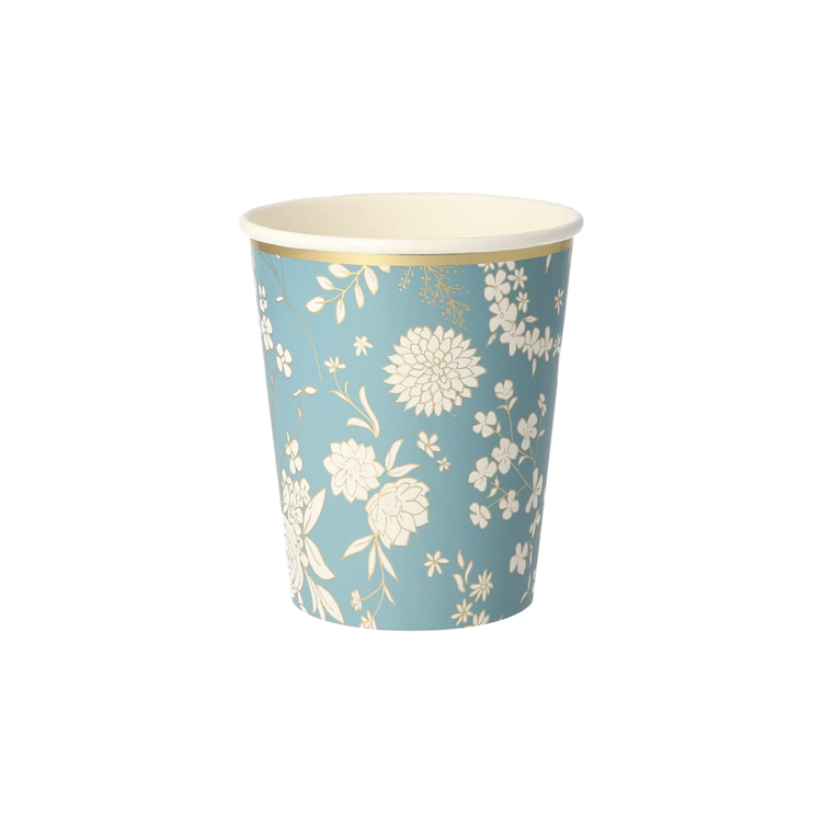 English Garden Paper Cups, set of 8