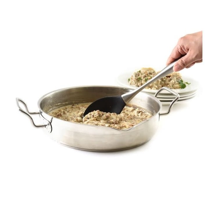 Silicone Spoon with Stainless Steel Handle