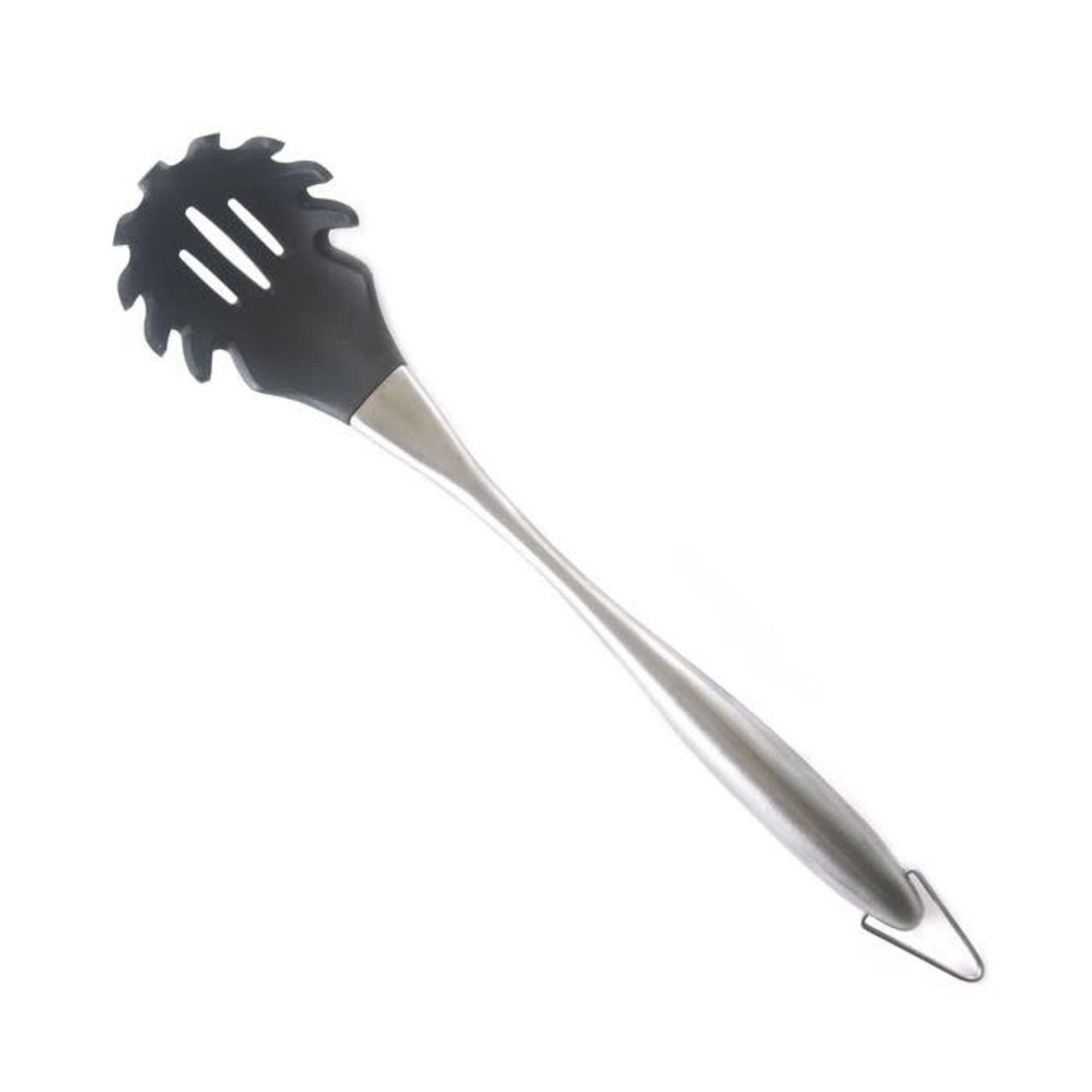 Cooking Utensils with Nonstick Silicone & Stainless Steel-Serving Spatula,  Spoon, Tongs, Whisk, Strainer, Ladle, Pasta Server