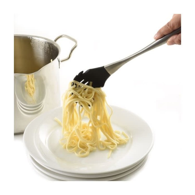 Silicone Spaghetti Server with Stainless Steel Handle