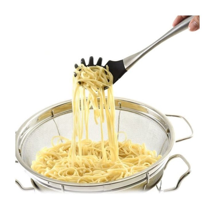 Silicone Spaghetti Server with Stainless Steel Handle
