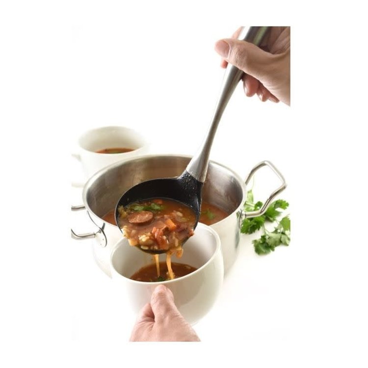 Silicone Ladle with Stainless Steel Handle
