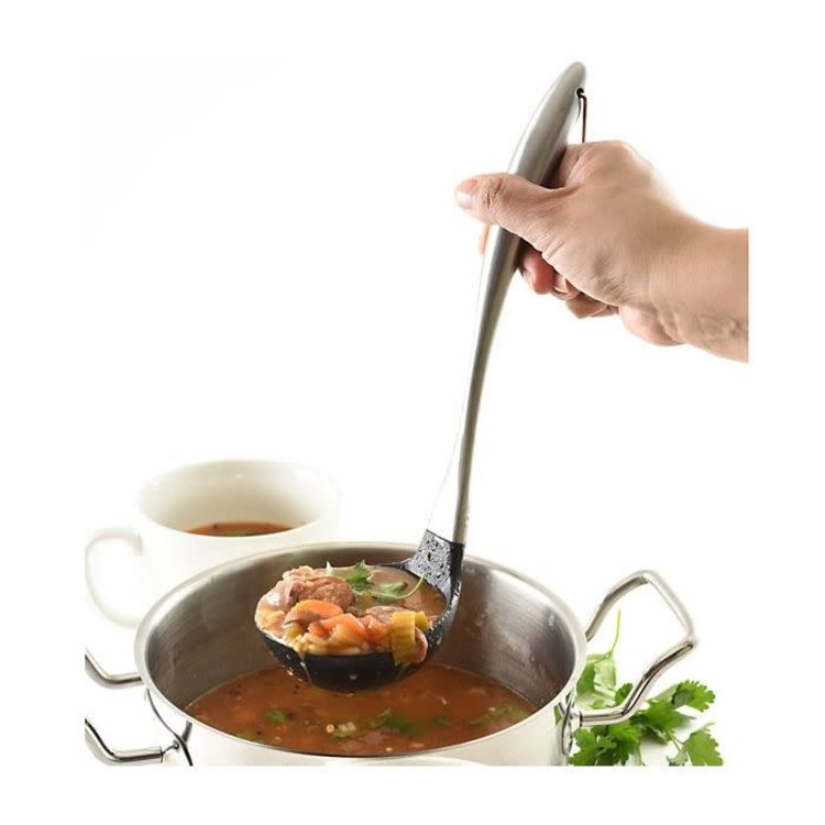 Silicone Ladle with Stainless Steel Handle