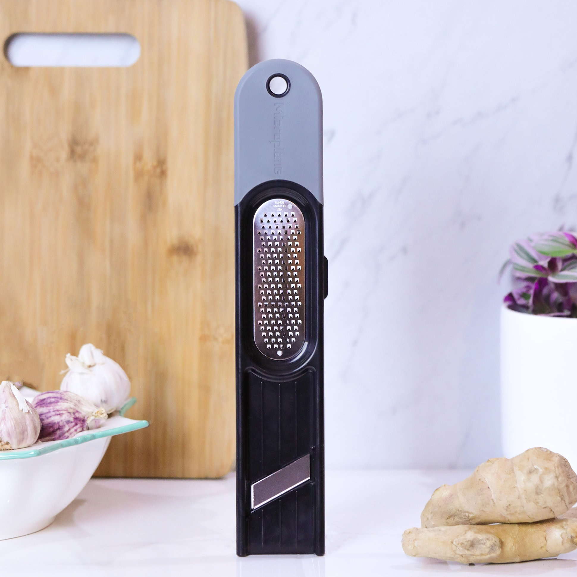 Slice Soft Foods Easily & Precisely with the Microplane Mini Mandoline