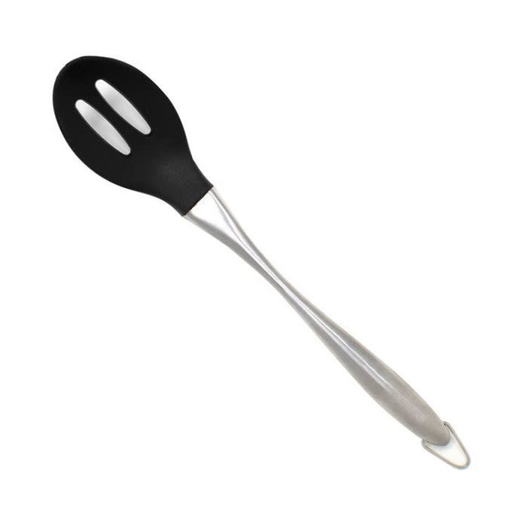 Silicone Slotted Spoon with Stainless Steel Handle