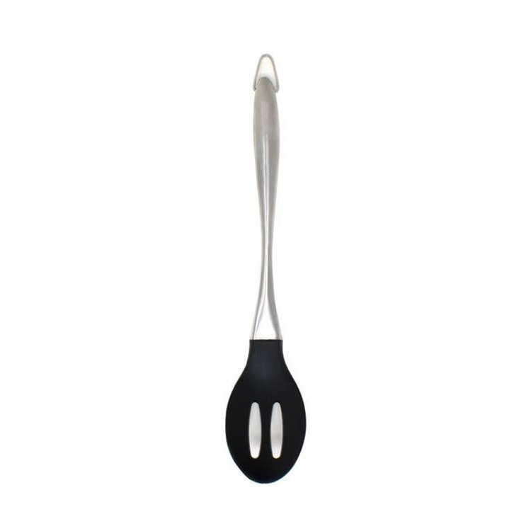 Silicone Slotted Spoon with Stainless Steel Handle