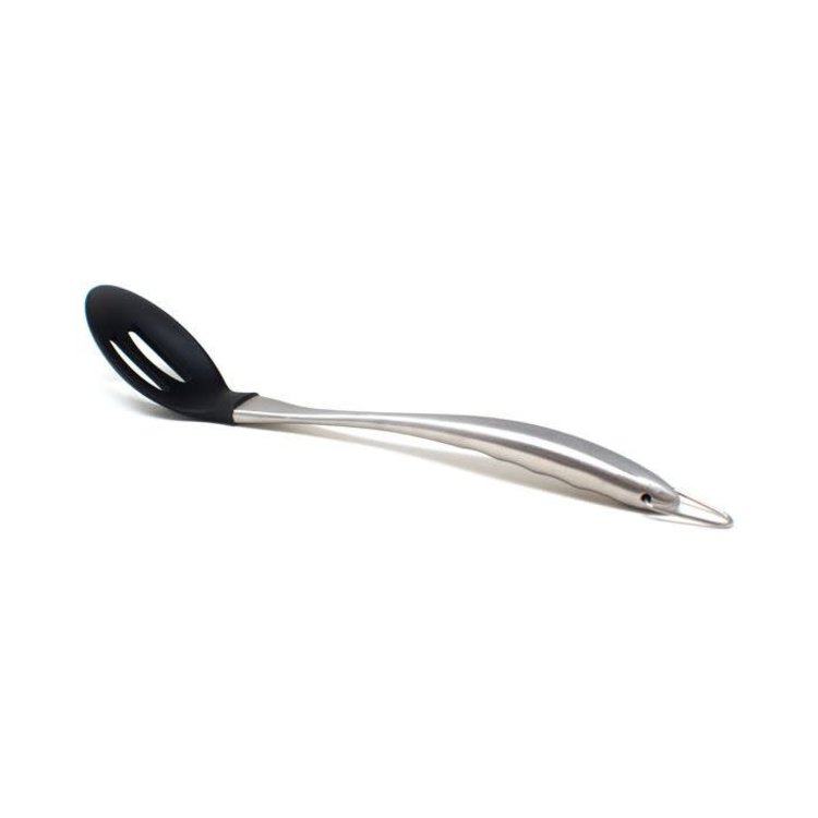 Silicone Slotted Spoon with Stainless Steel Handle