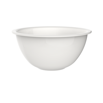 1.3 quart Milk Glass Mixing Bowl