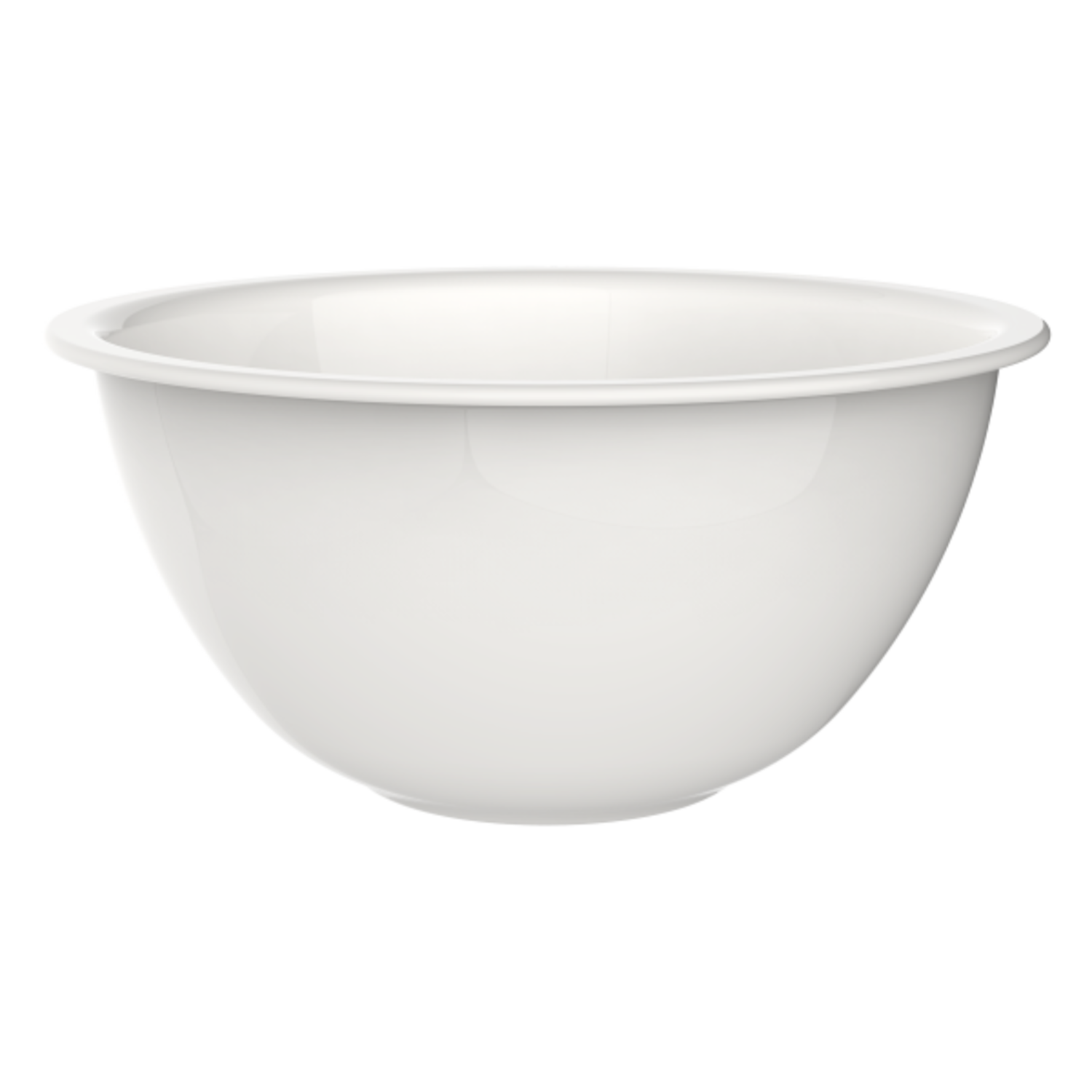 mixing bowl, 17oz milk glass - Whisk