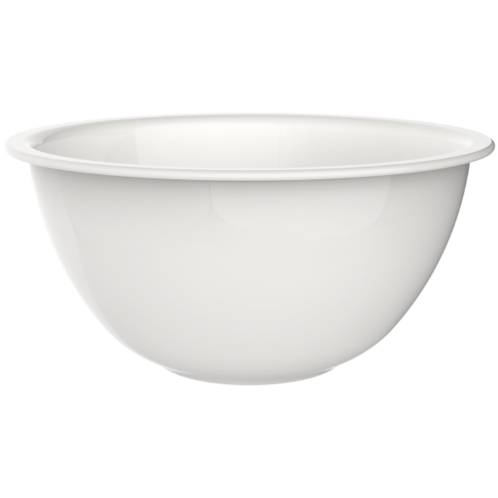 mixing bowl, 1.3qt milk glass - Whisk