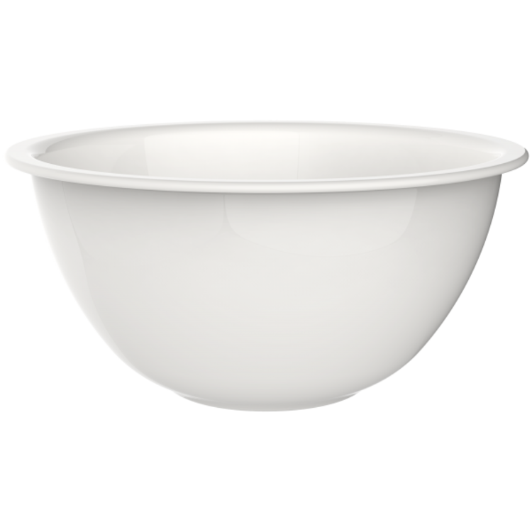 3 quart Milk Glass Mixing Bowl