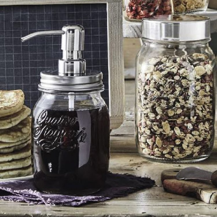 Canning Jar Soap Dispenser with Pump