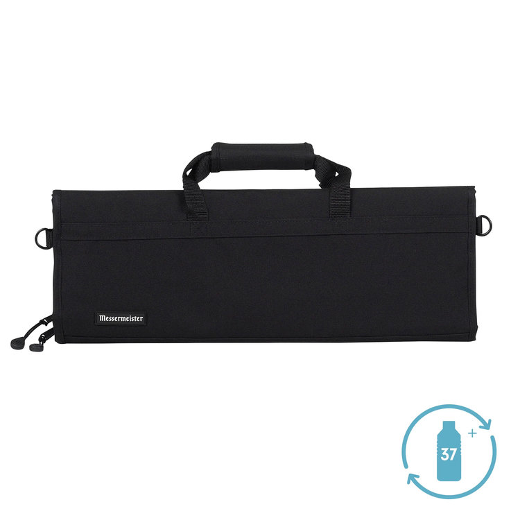 Messermeister 12pc Black Knife Roll