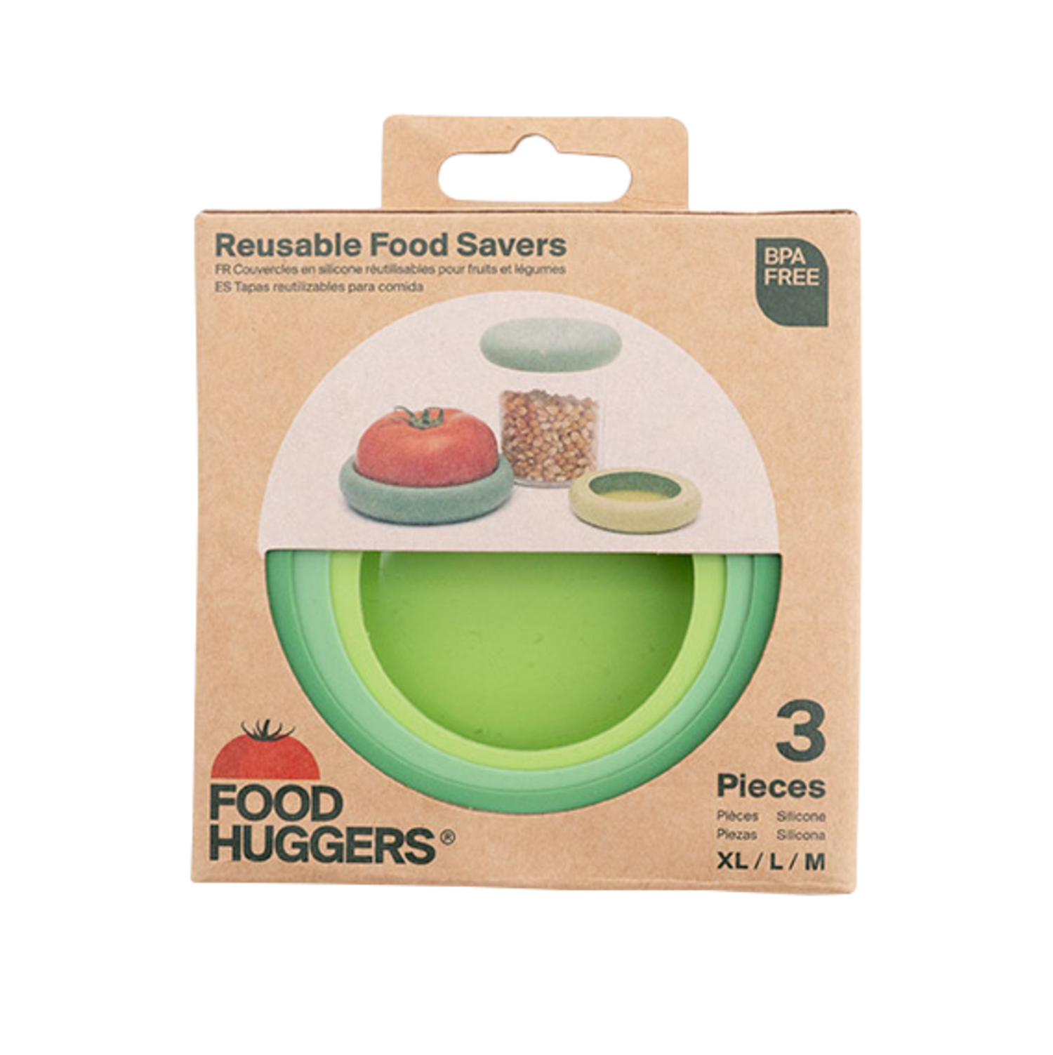Food Huggers Set of 5 - Sage Green